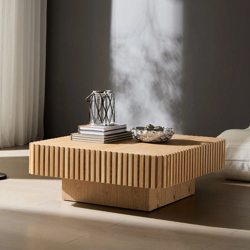Arlo – Modern Square Drum Coffee Table