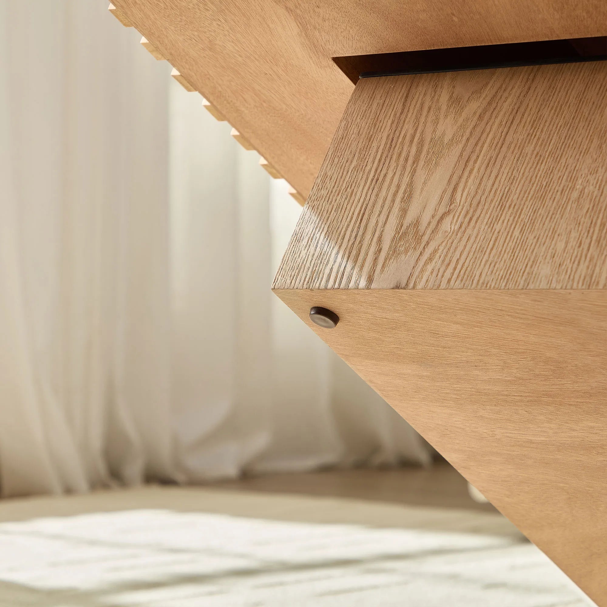 Arlo – Modern Square Drum Coffee Table