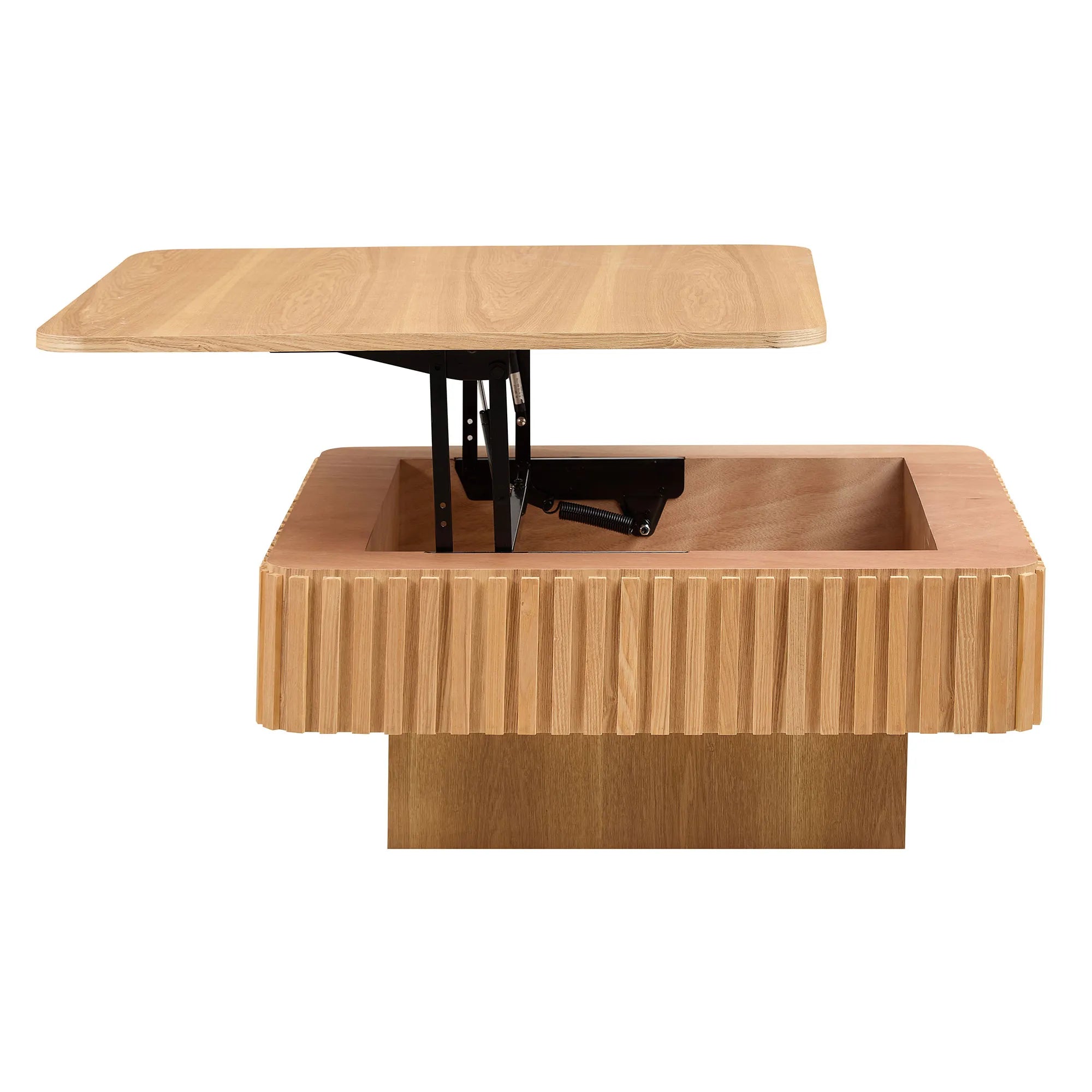 Arlo – Modern Square Lift Top Coffee Table with Storage