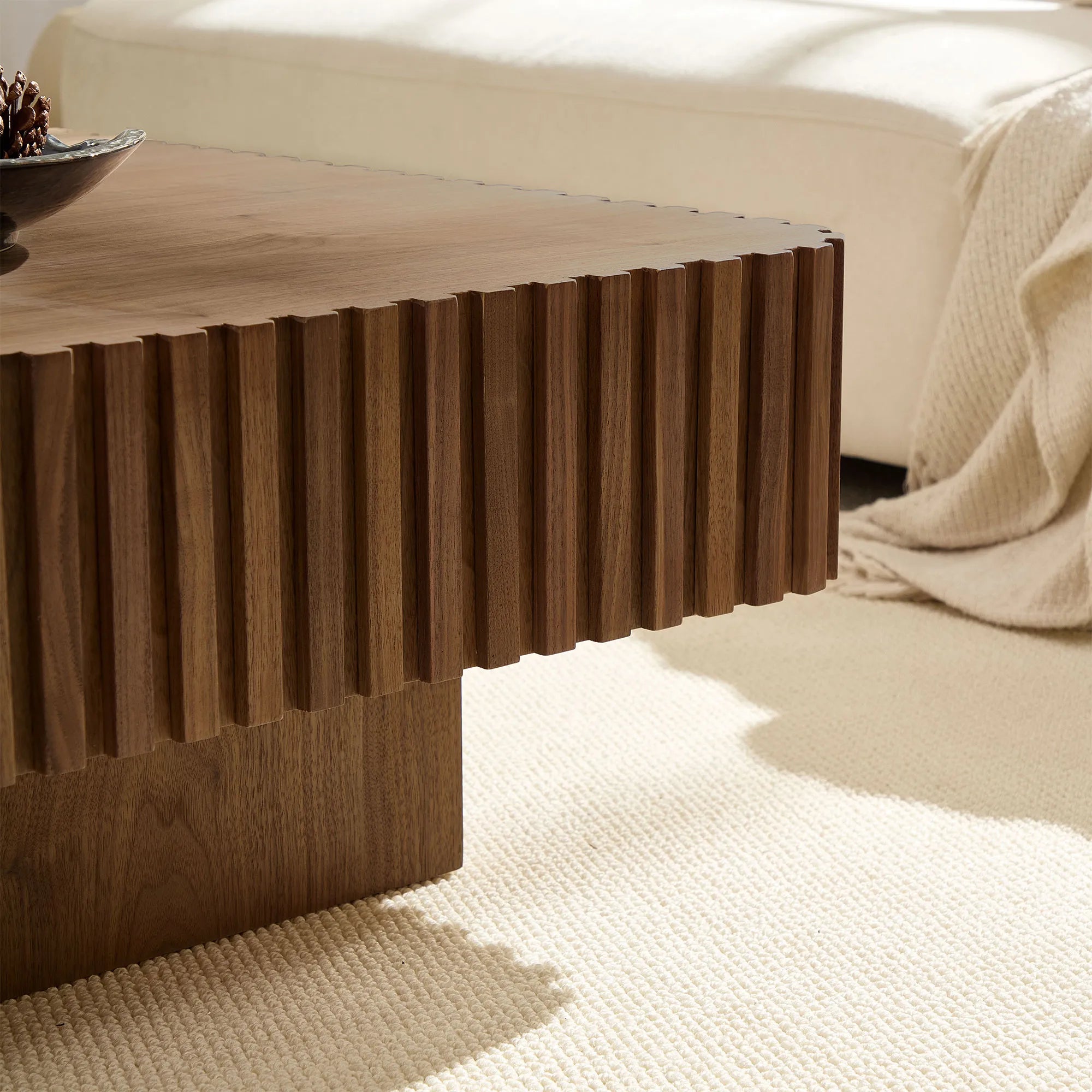 Arlo – Modern Square Drum Coffee Table