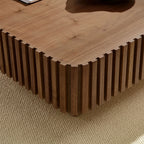Arlo – Modern Square Drum Coffee Table