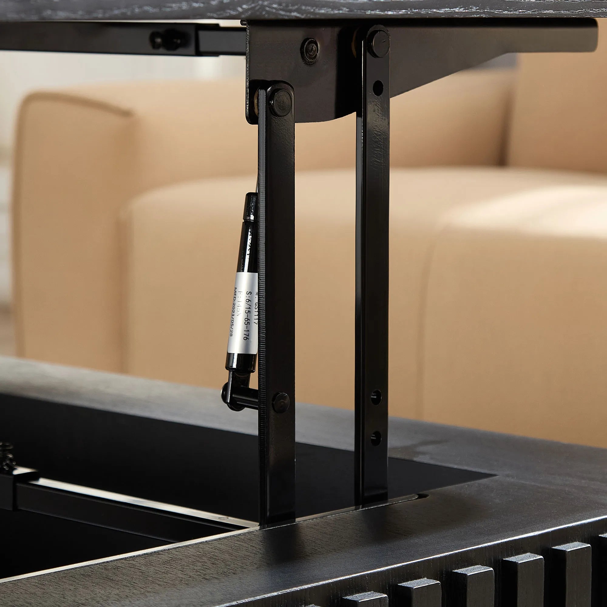 Arlo – Modern Square Lift Top Coffee Table with Storage