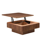 Arlo – Modern Square Lift Top Coffee Table with Storage