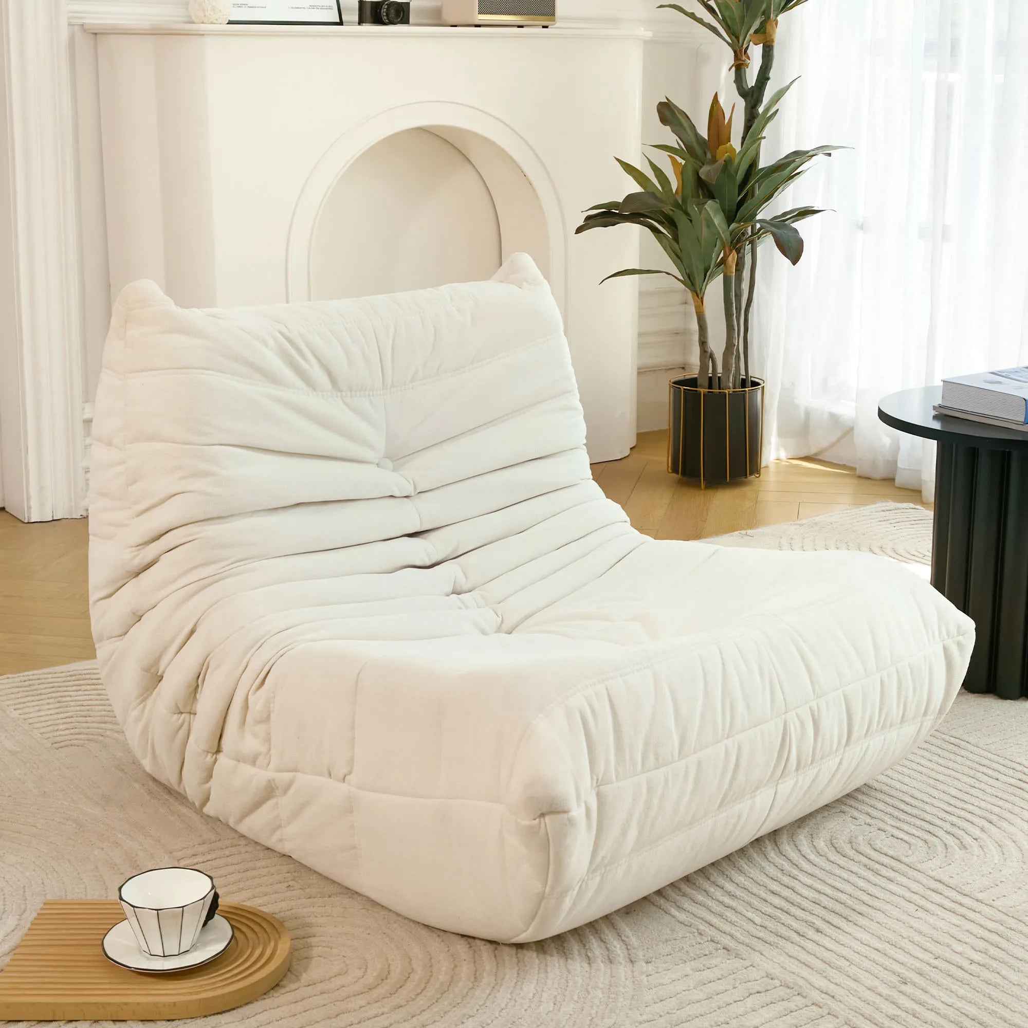 Bean Bag Lazy Sofa Chair with Memory Foam