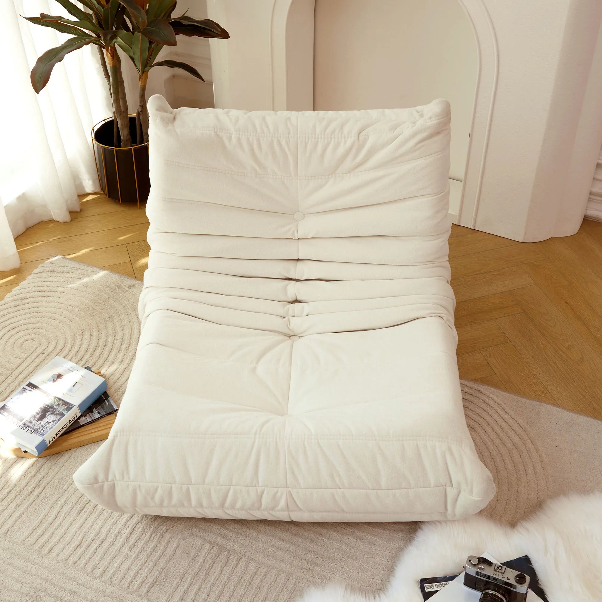 Bean Bag Lazy Sofa Chair with Memory Foam
