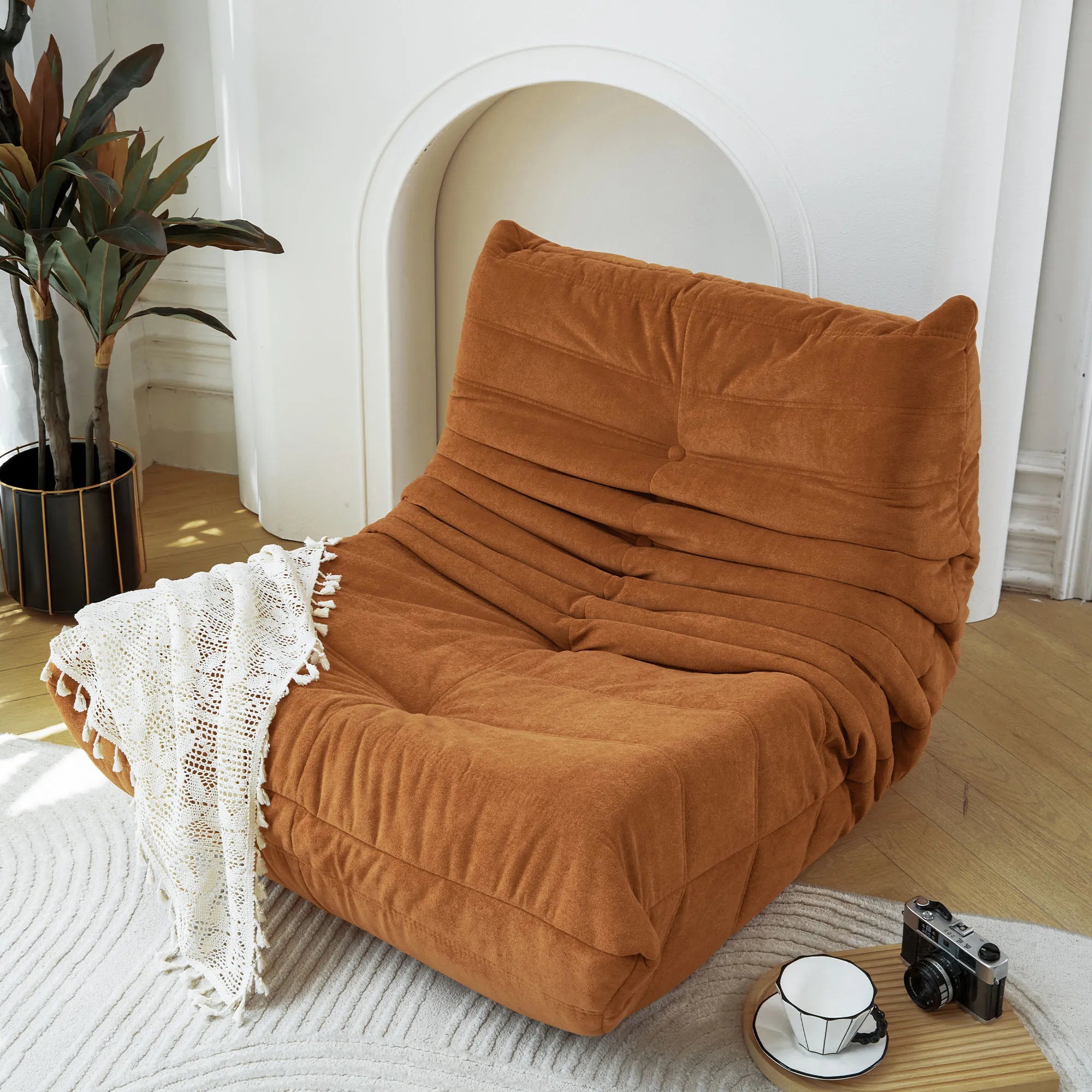 Bean Bag Lazy Sofa Chair with Memory Foam