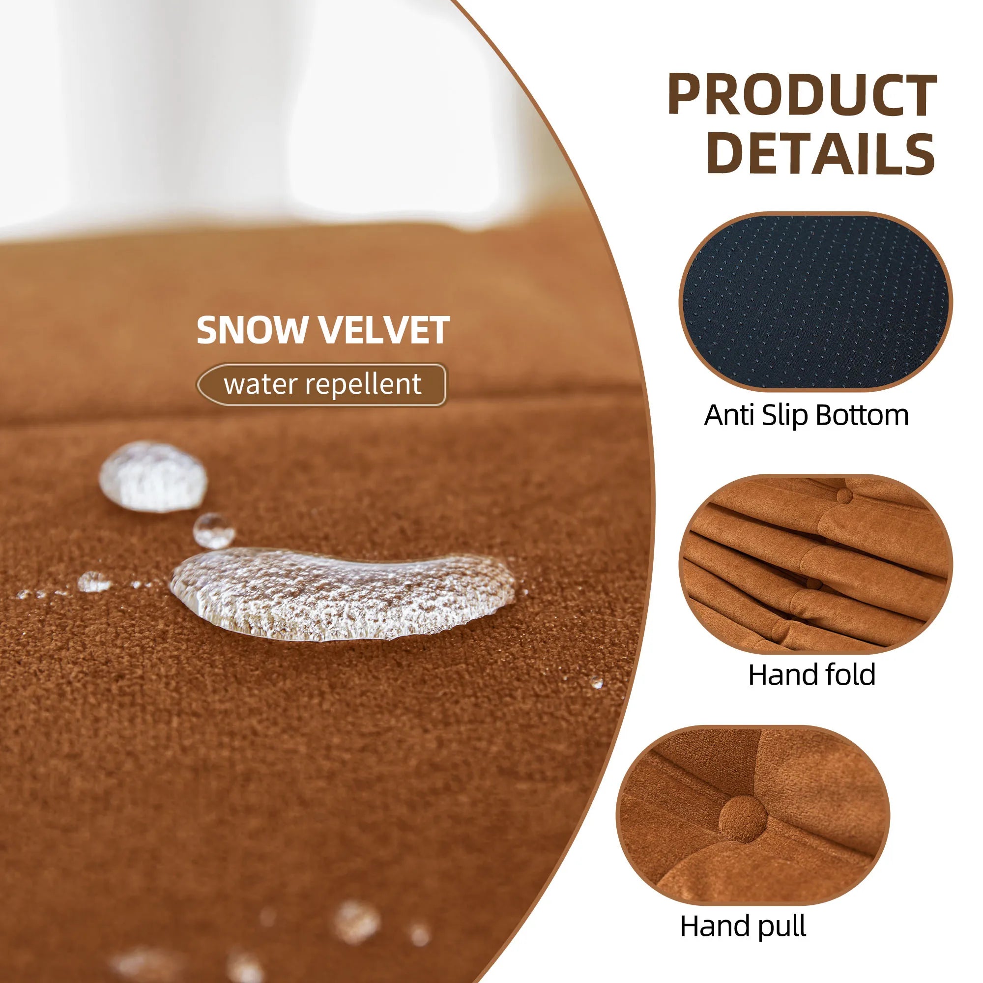Bean Bag Lazy Sofa Chair with Memory Foam