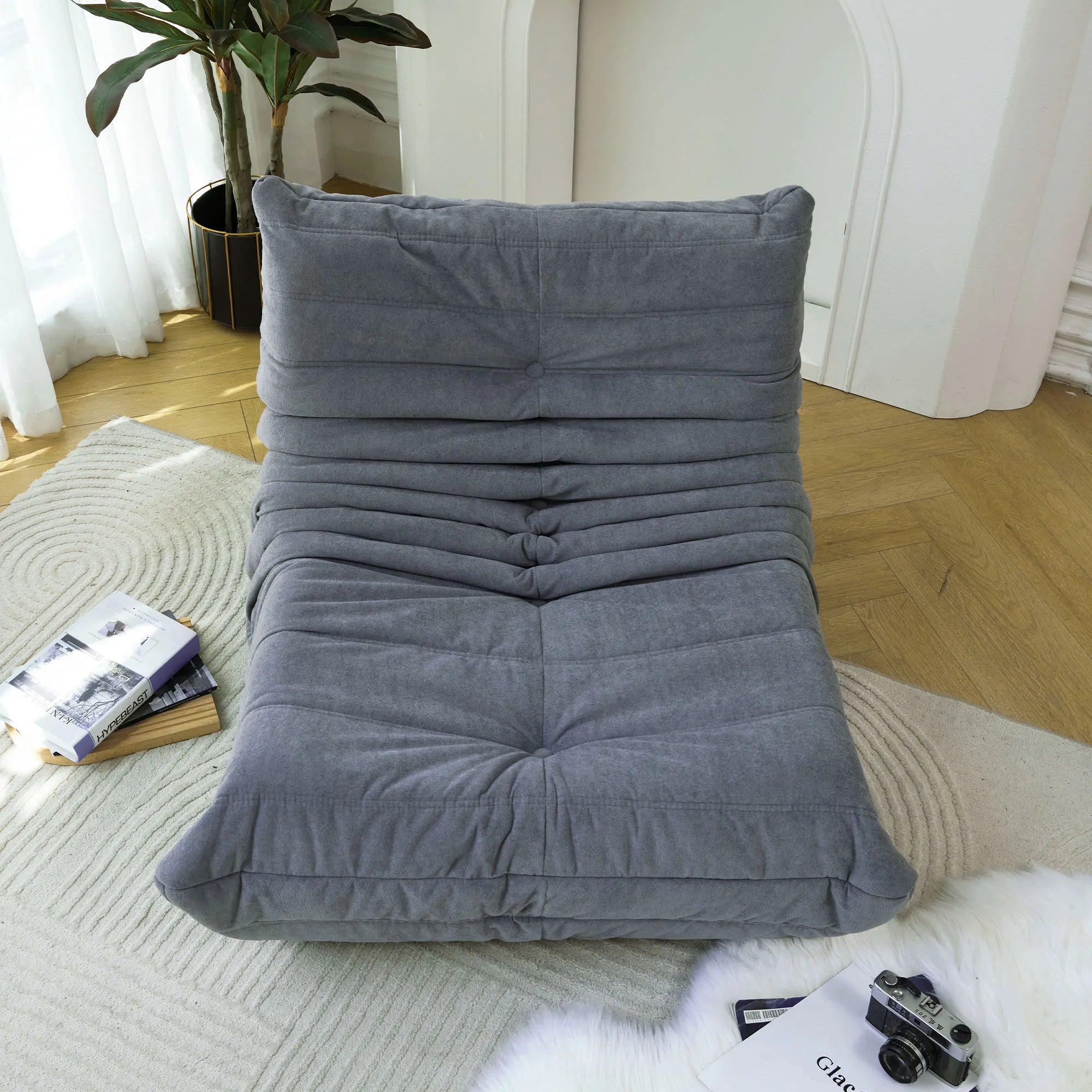 Bean Bag Lazy Sofa Chair with Memory Foam