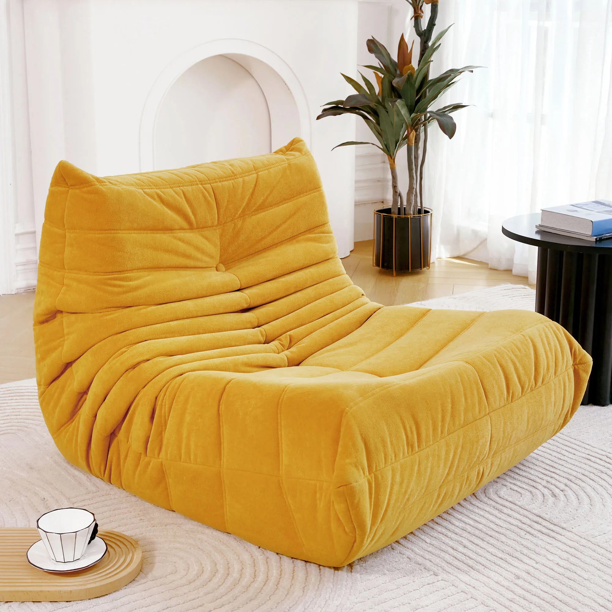Bean Bag Lazy Sofa Chair with Memory Foam