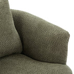 Bouclé 360° Swivel Barrel Chair, Compressed