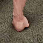 Bouclé 360° Swivel Barrel Chair, Compressed