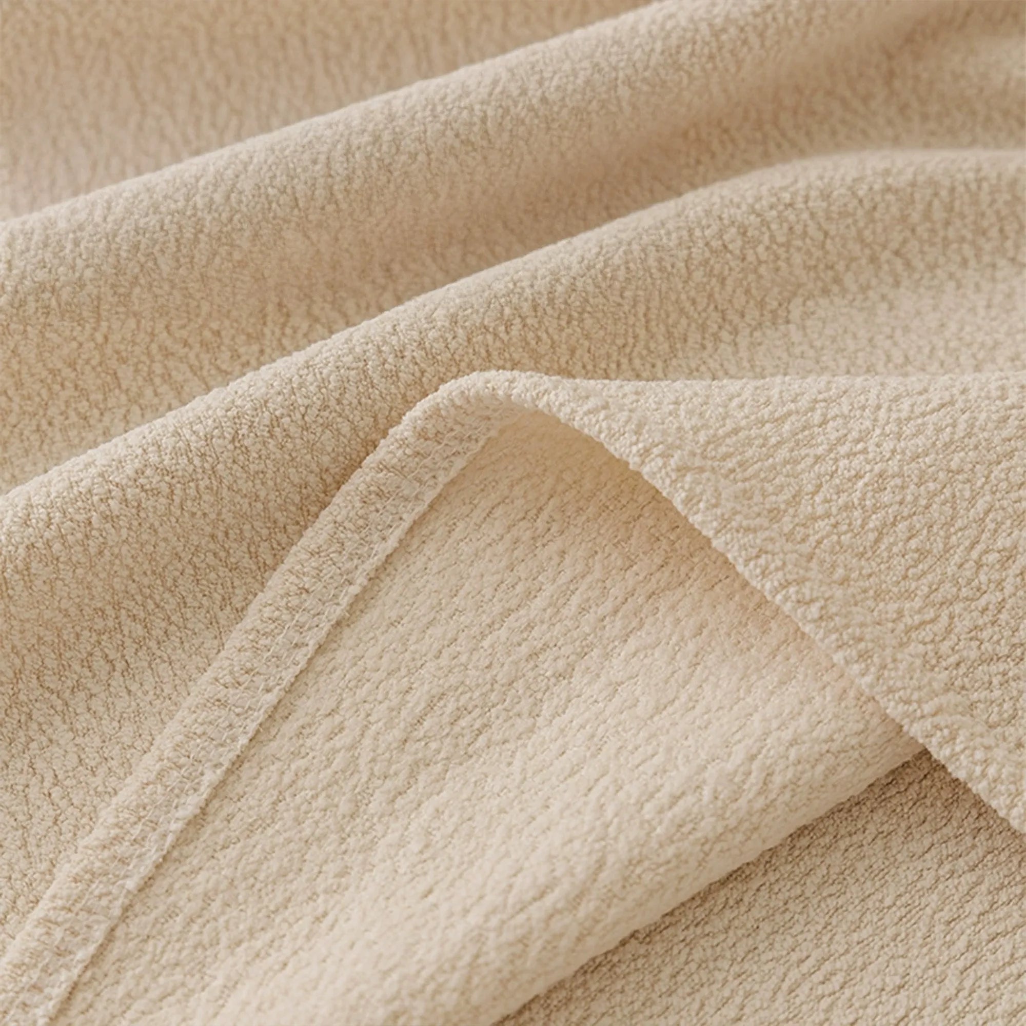 Boucle Stretch Sofa Cover, Anti-Scratch Pet Protector