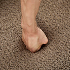 Bouclé 360° Swivel Barrel Chair, Compressed