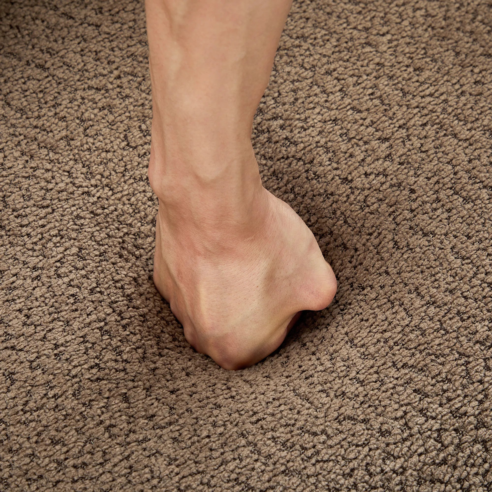 Bouclé 360° Swivel Barrel Chair, Compressed