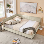 Celeste – Queen Velvet Tufted Bed Frame