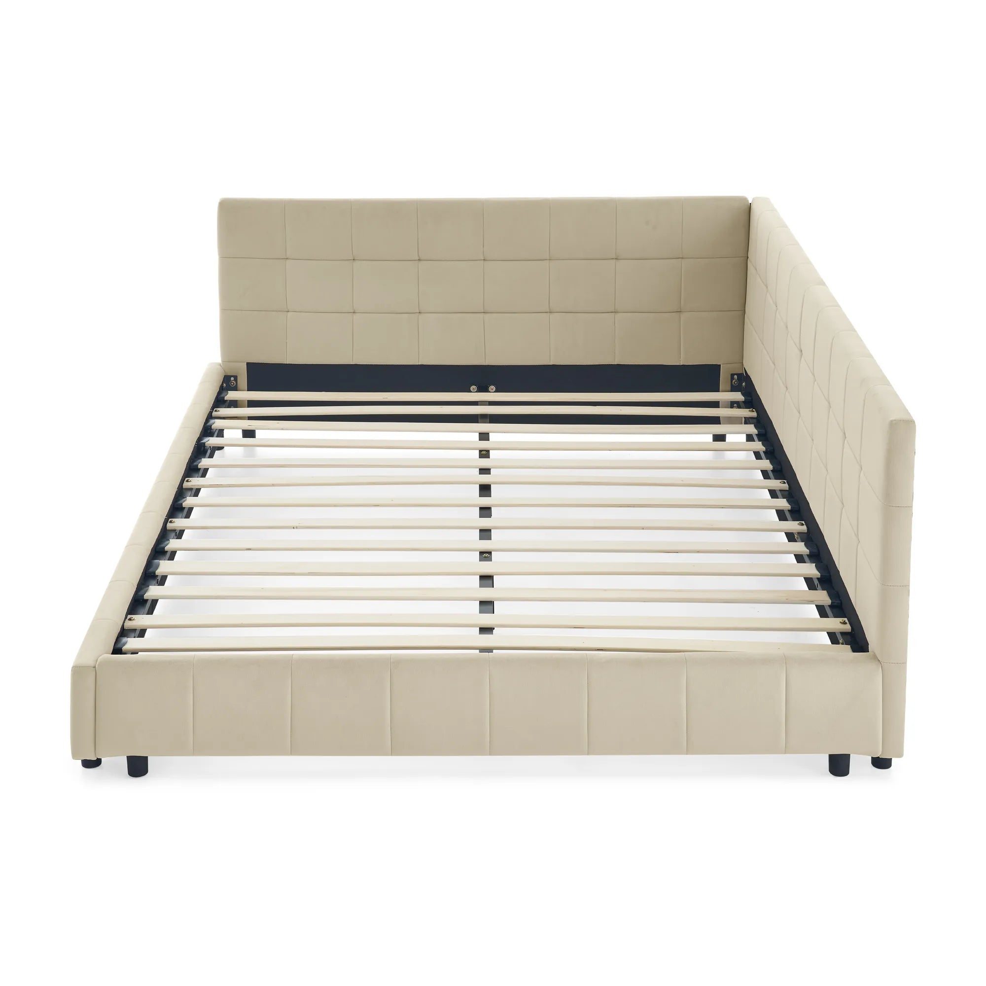 Celeste – Queen Velvet Tufted Bed Frame