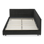 Celeste – Queen Velvet Tufted Bed Frame