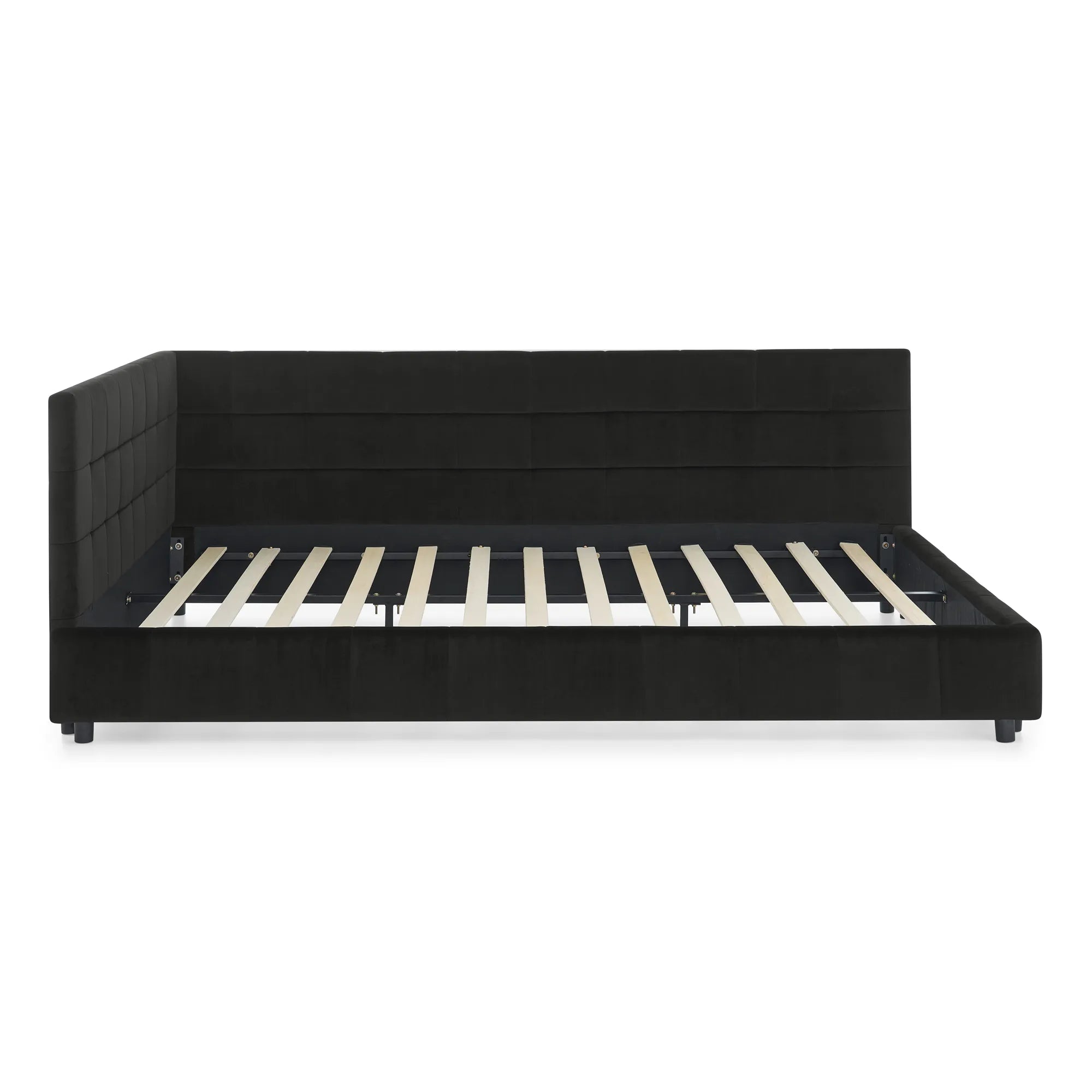 Celeste – Queen Velvet Tufted Bed Frame