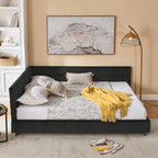 Celeste – Queen Velvet Tufted Bed Frame