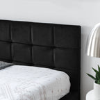 Celeste – Queen Velvet Tufted Bed Frame