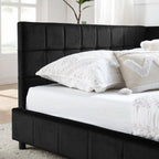 Celeste – Queen Velvet Tufted Bed Frame