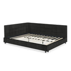Celeste – Queen Velvet Tufted Bed Frame