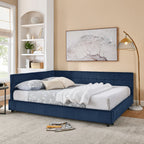 Celeste – Queen Velvet Tufted Bed Frame