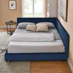 Celeste – Queen Velvet Tufted Bed Frame