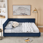 Celeste – Queen Velvet Tufted Bed Frame