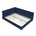 Celeste – Queen Velvet Tufted Bed Frame