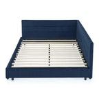 Celeste – Queen Velvet Tufted Bed Frame