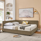 Celeste – Queen Velvet Tufted Bed Frame