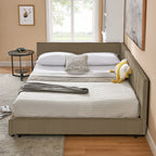 Celeste – Queen Velvet Tufted Bed Frame