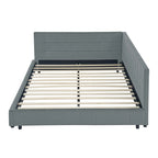 Celeste – Queen Velvet Tufted Bed Frame