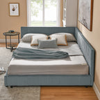 Celeste – Queen Velvet Tufted Bed Frame