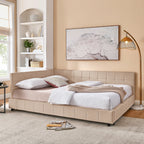 Celeste – Queen Velvet Tufted Bed Frame