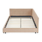 Celeste – Queen Velvet Tufted Bed Frame