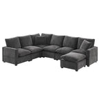 Chenille Modern Modular Sectional Sofa