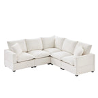 Chenille Modern Modular Sectional Sofa