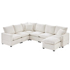Chenille Modern Modular Sectional Sofa