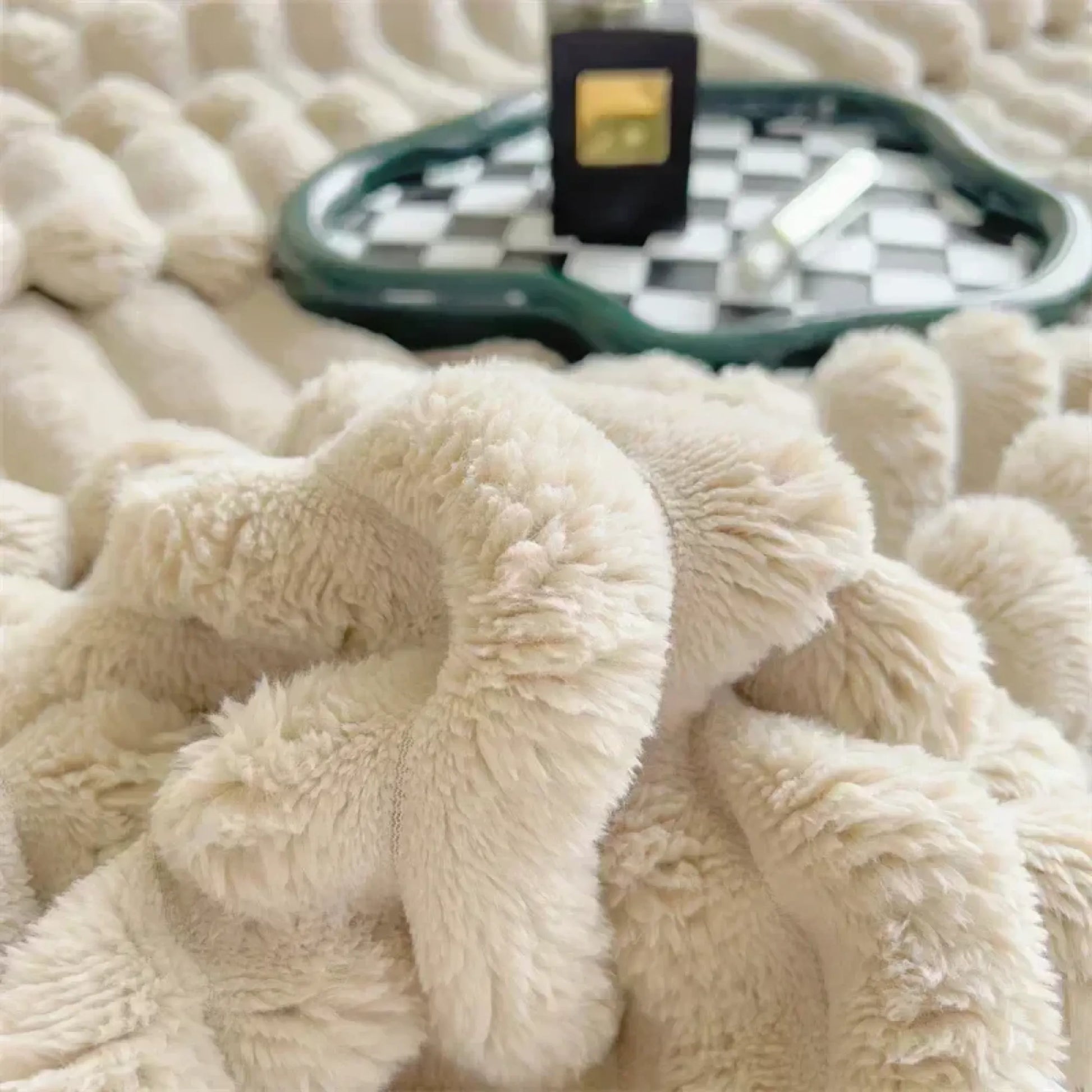 Comfy Fluffy Faux Fur Throw Blanket
