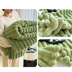 Comfy Fluffy Faux Fur Throw Blanket