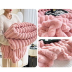 Comfy Fluffy Faux Fur Throw Blanket