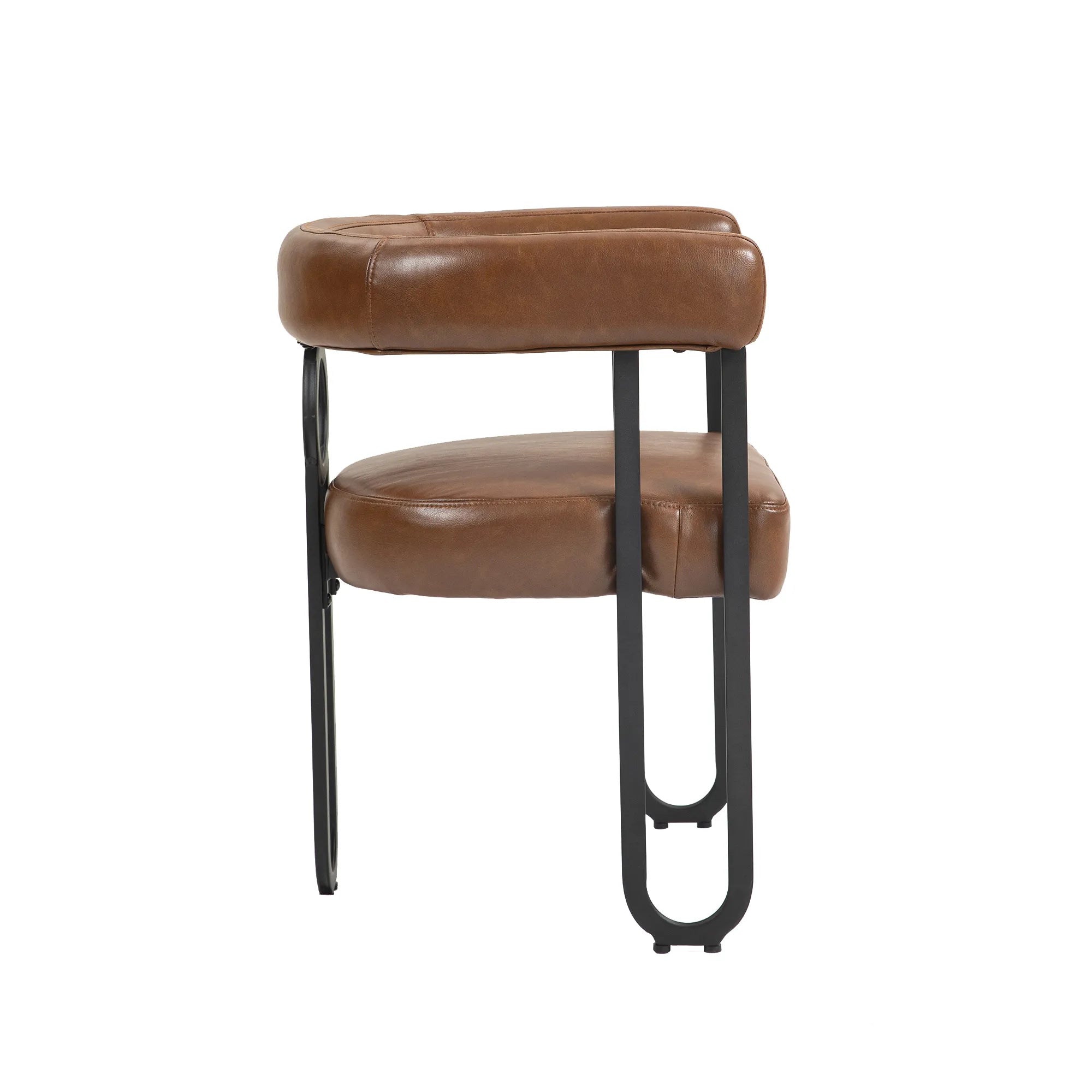 Contemporary PU Leather Upholstered Chair