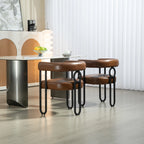 Contemporary PU Leather Upholstered Chair