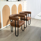 Contemporary PU Leather Upholstered Chair