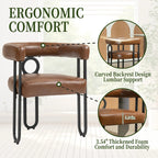 Contemporary PU Leather Upholstered Chair