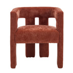 Contemporary Fabric Barrel Accent Chair Set of 2