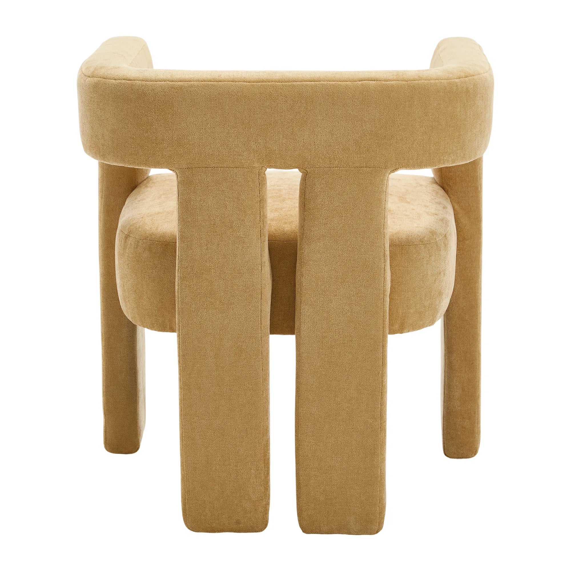 Contemporary Fabric Barrel Accent Chair Set of 2