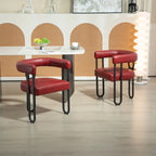 Contemporary PU Leather Upholstered Chair